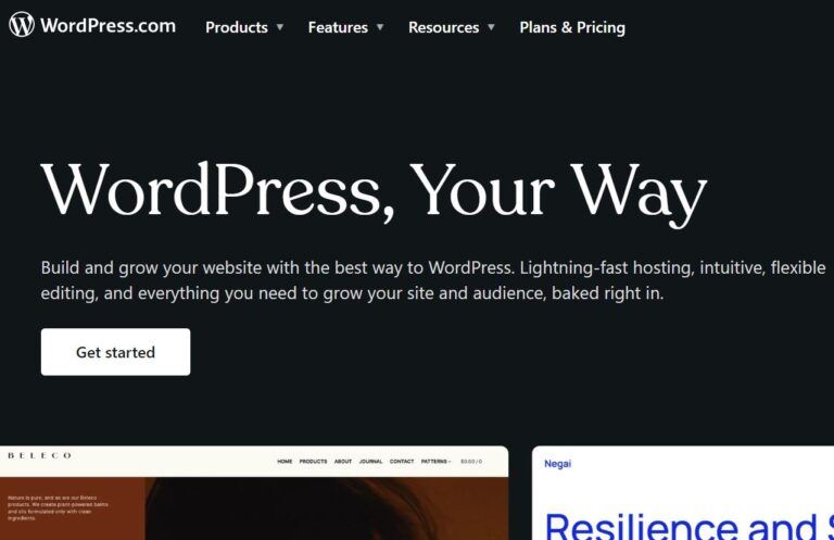 What is wordpress? WordPress web design services. wordpress office home page screen shoot